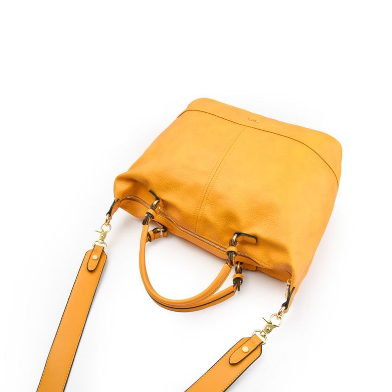 Cartera dos asas grande carlotha mostaza-3