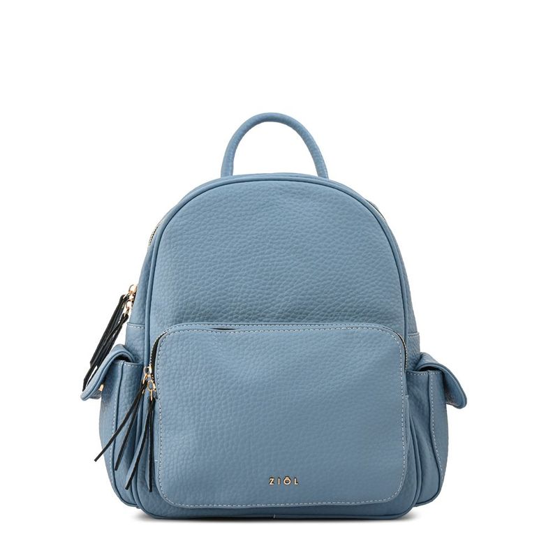 Mochila selena mediana denim Azul