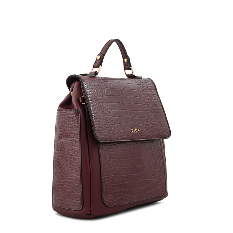 Mochila mediana ariana burdeo-1