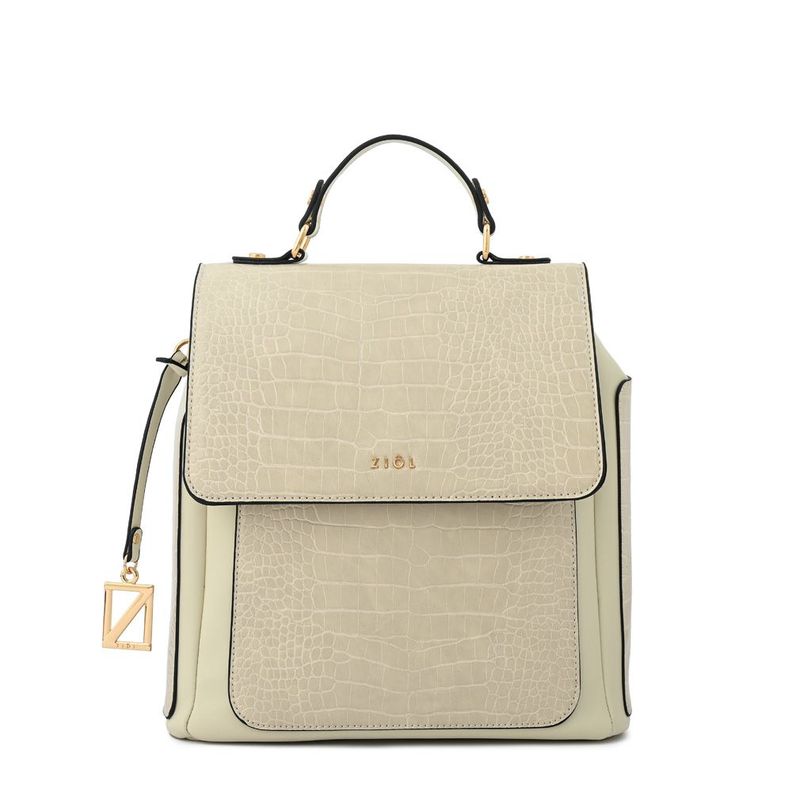 Mochila mediana ariana blanco crudo-0