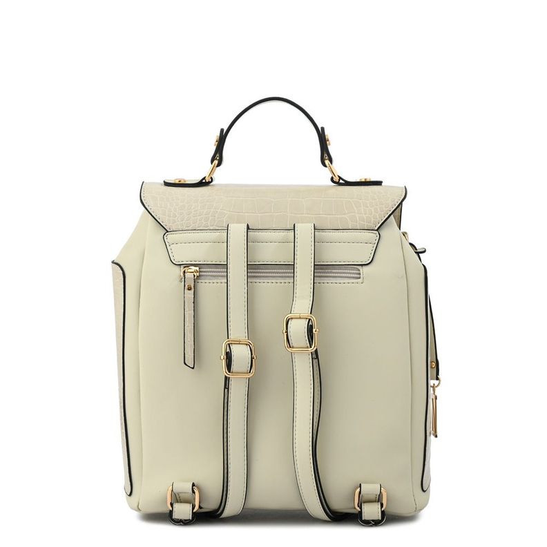 Mochila mediana ariana blanco crudo-2
