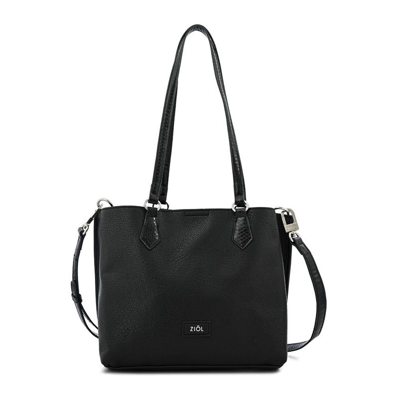 Cartera dos asas mediana viviene negro especial-0