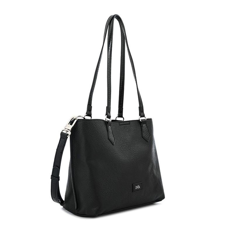 Cartera dos asas mediana viviene negro especial-1