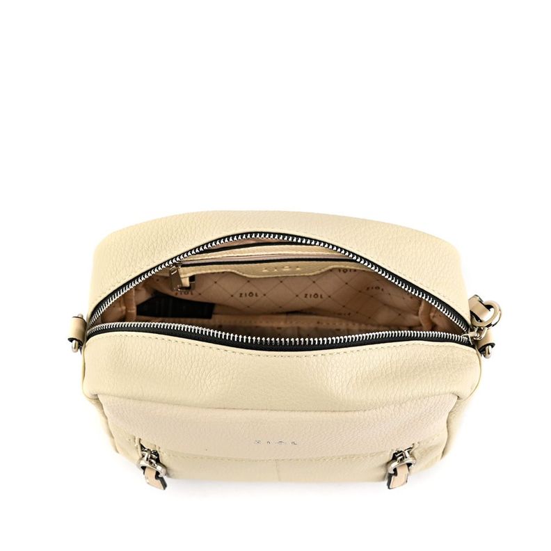 Cartera bandolera mediana willow blanco crudo-3