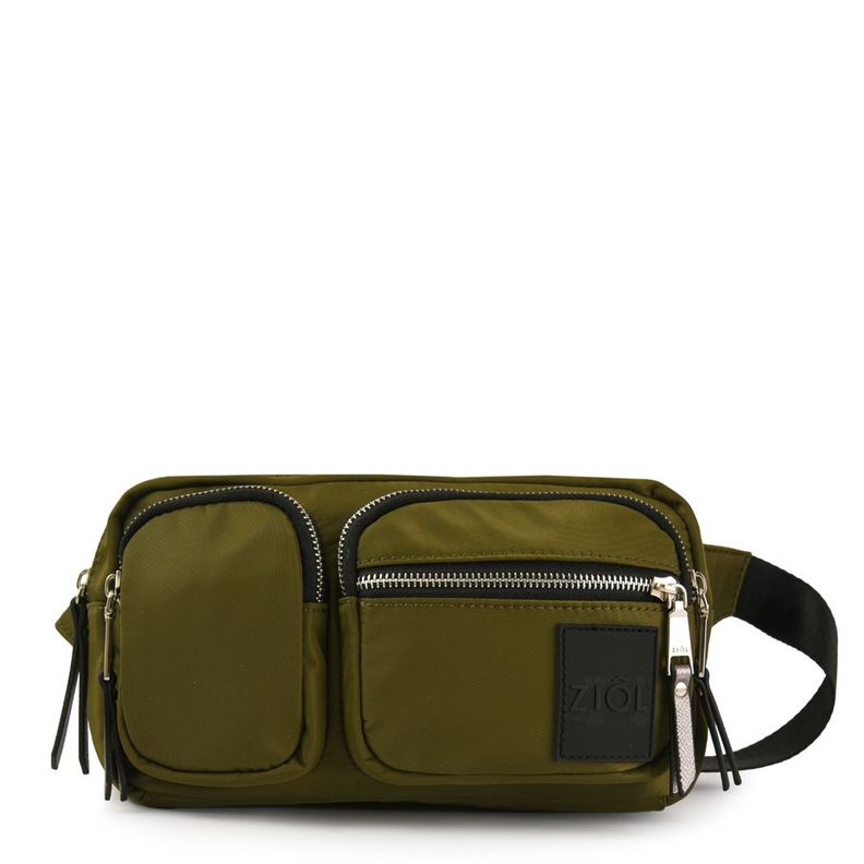 Banano pequeña fadora verde oliva-0