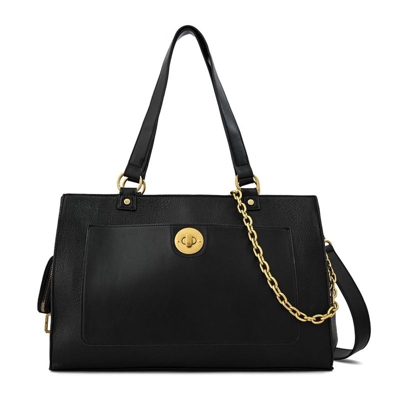 Cartera dos asas porta notebook grande nina negro-0