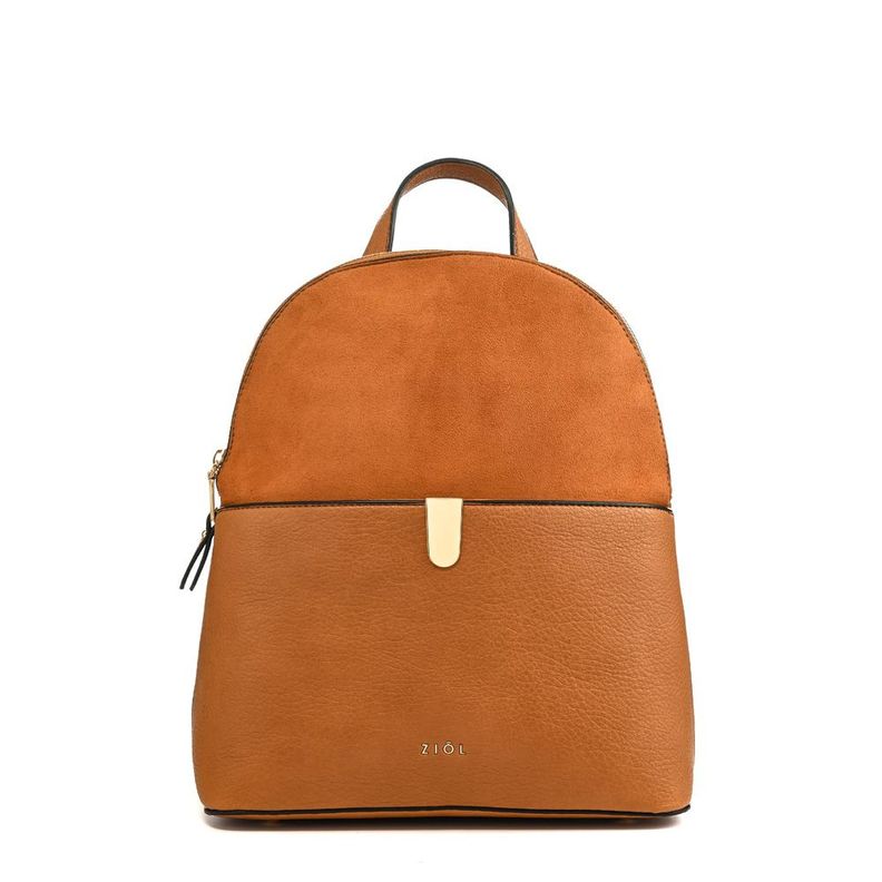 Mochila mediana austin café-0