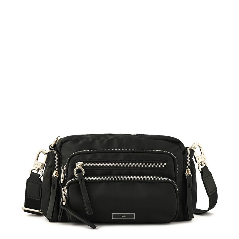 Cartera bandolera mediana zamora negro-0