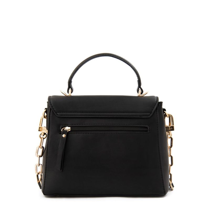 Cartera bandolera con tapa pequeña elaia negro-2