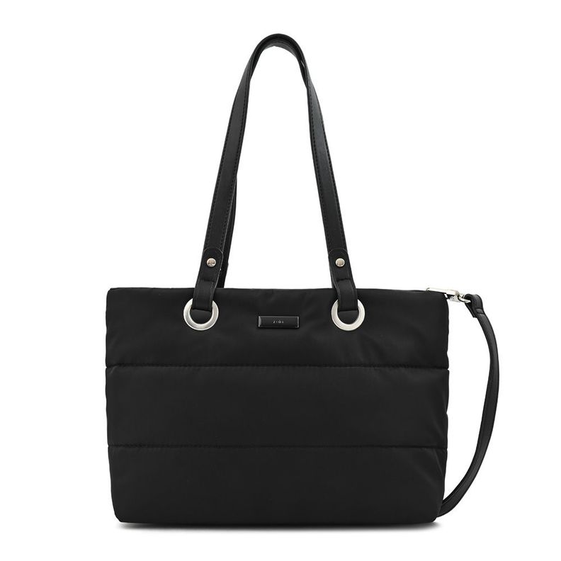 Cartera dos asas tres divisiones sindra negro especial-0