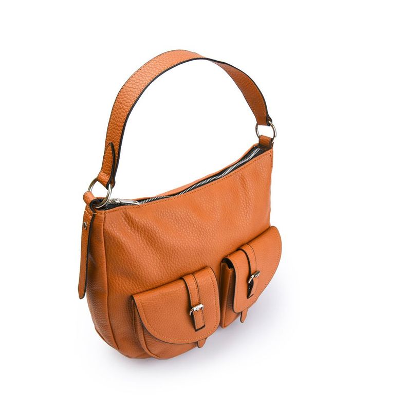 Bolso oval grande bertha camel-2
