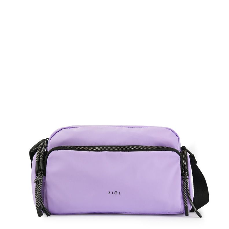 Cartera bandolera pequeña rivetta lila