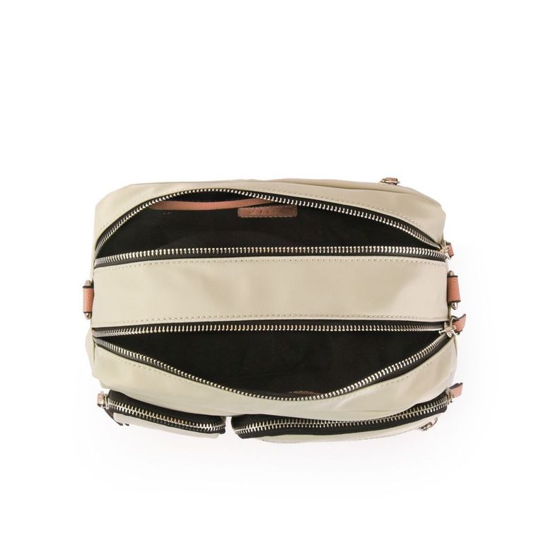 Cartera bandolera mediana fadora blanco crudo-3