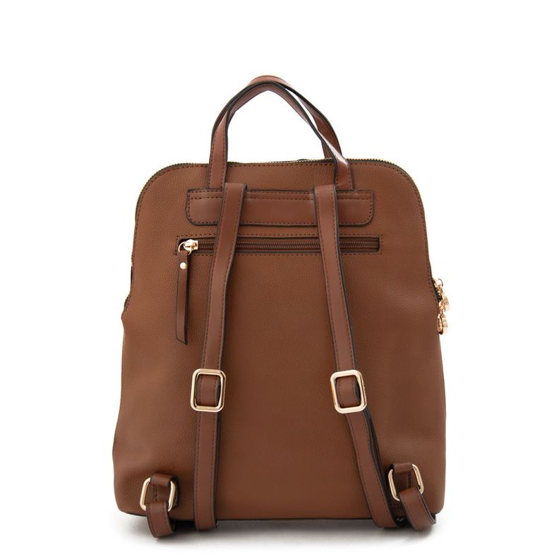 Mochila mediana biel café-2