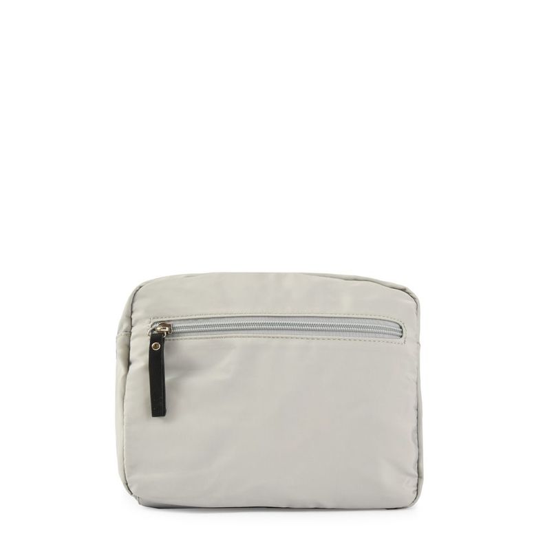 Cartera Bandolera Mediana Rou Gris Claro-2