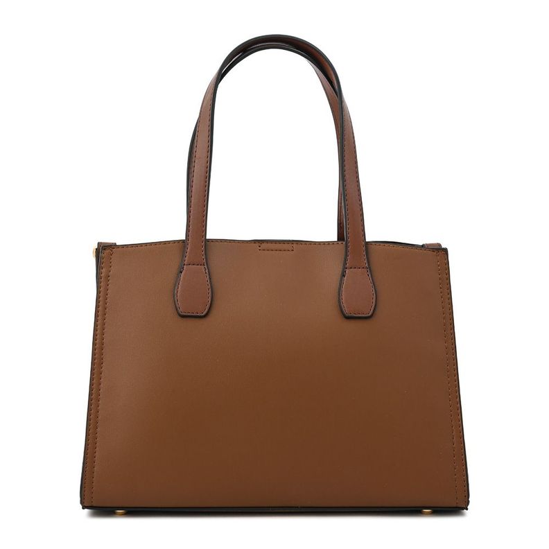 Cartera dos asas mediana felicia café oscuro-2