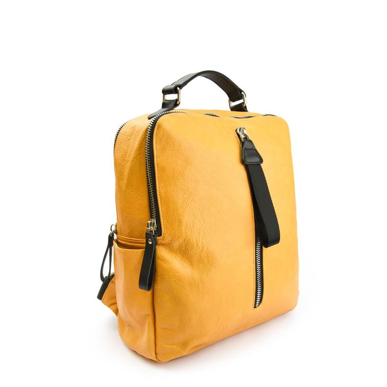 Mochila mediana ginie mostaza-1