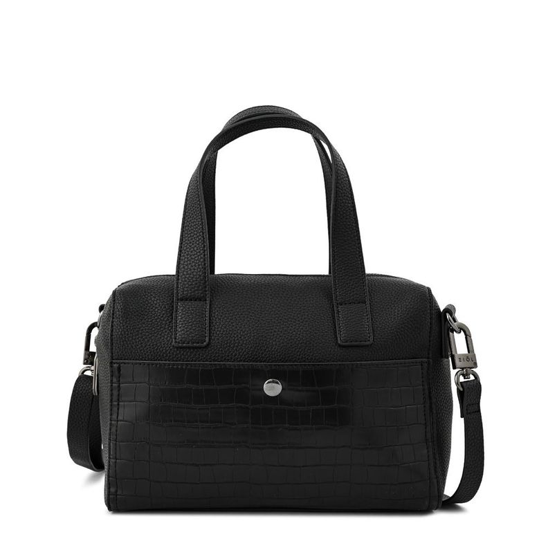 Cartera tote baul sally mediana negro