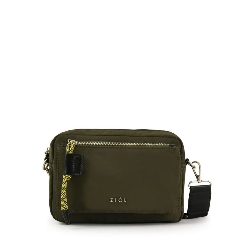 Cartera bandolera vivienne pequeña verde oliva