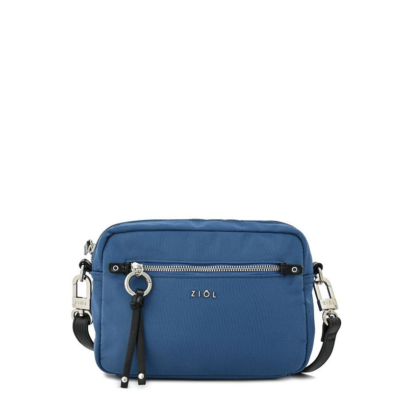 Cartera bandolera sofi mediana denim Azul