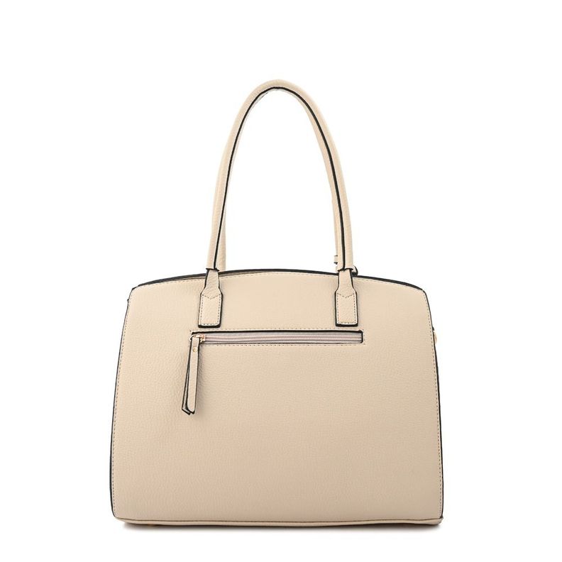 Cartera dos asas grande yanina blanco crudo-2