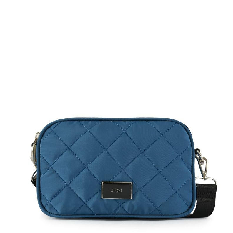 Cartera bandolera pequeña bouffi petroleo-0
