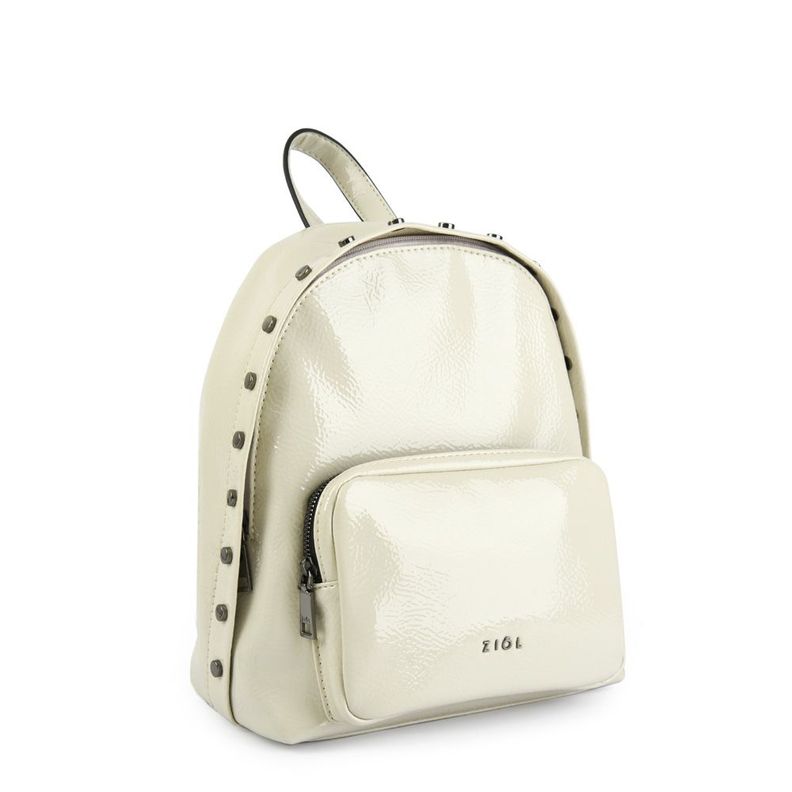 Mochila mediana chersy blanco crudo-1