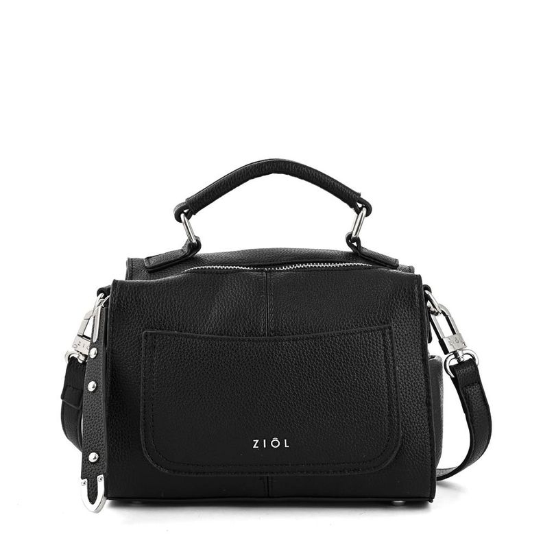 Cartera bandolera mediana hela negro-0