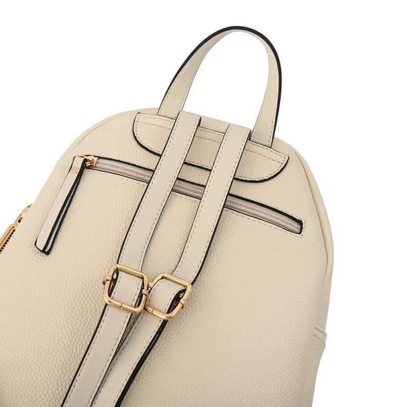Mochila mediana zia blanco crudo-2
