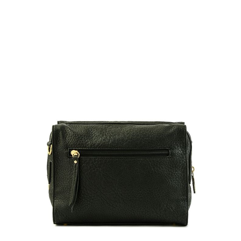 Cartera bandolera mediana cuadrille negro-2