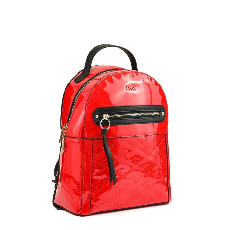 Mochila mediana saturni rojo-1