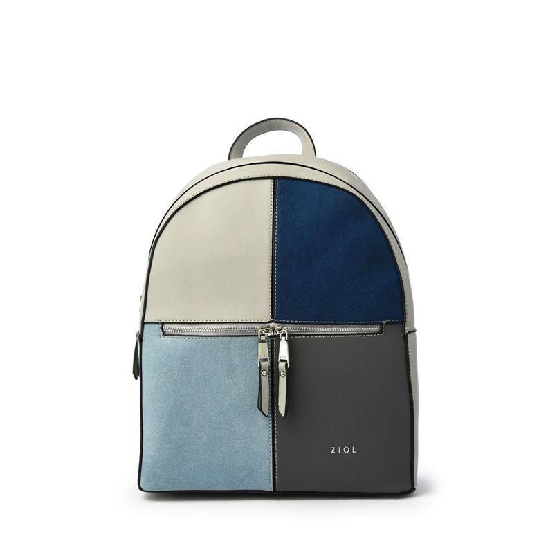 Mochila grande irenea gris-0