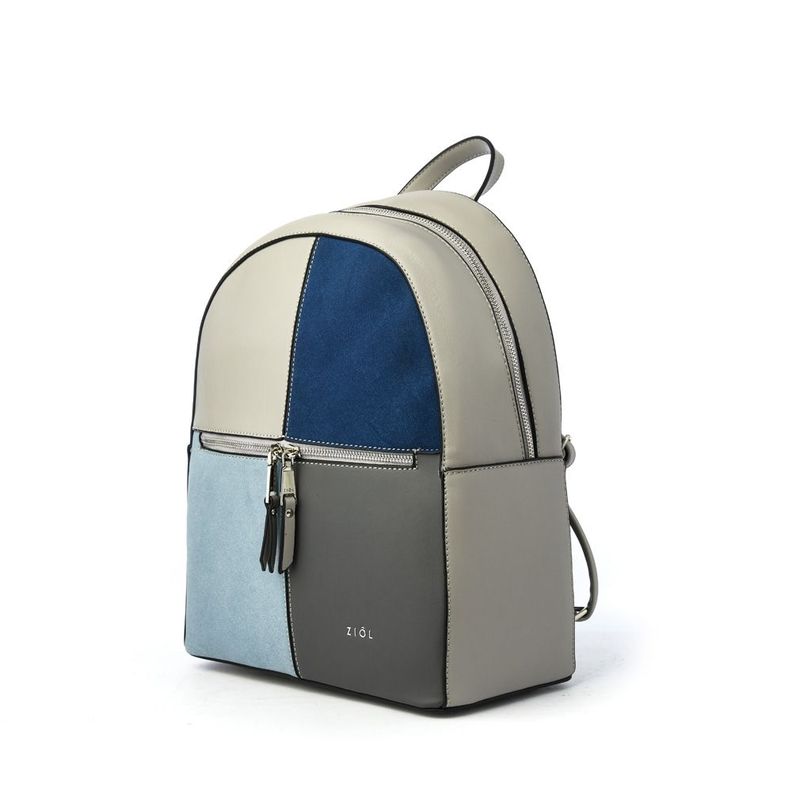 Mochila grande irenea gris-1