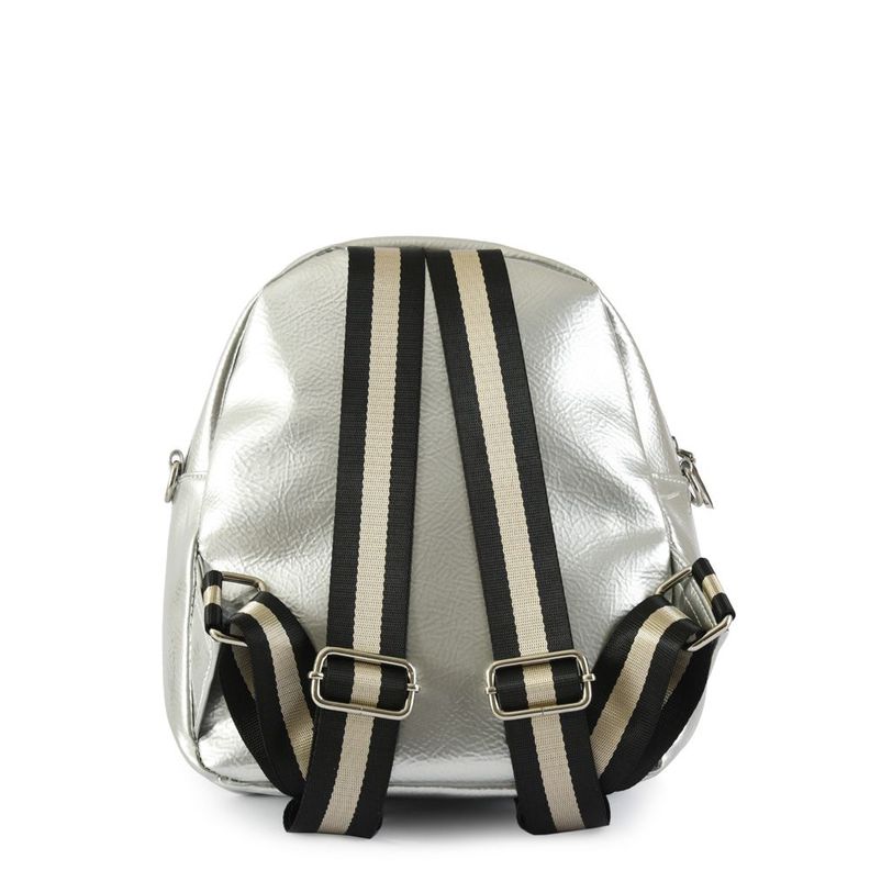 Mochila mediana etienne plateado-2