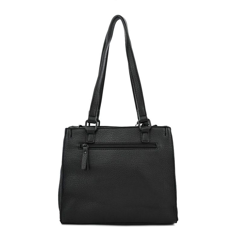 Cartera dos asas tres divisiones mediana raina negro-2