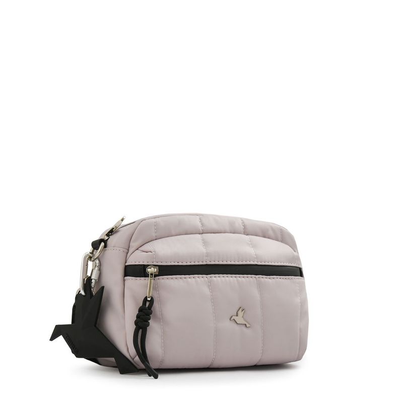 Cartera Bandolera pequeña lizel blanco crudo-1