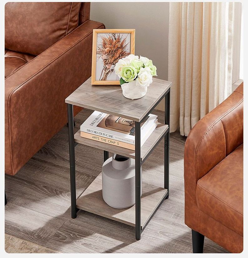 Mesa Lateral 3 Niveles Grey regulable-3