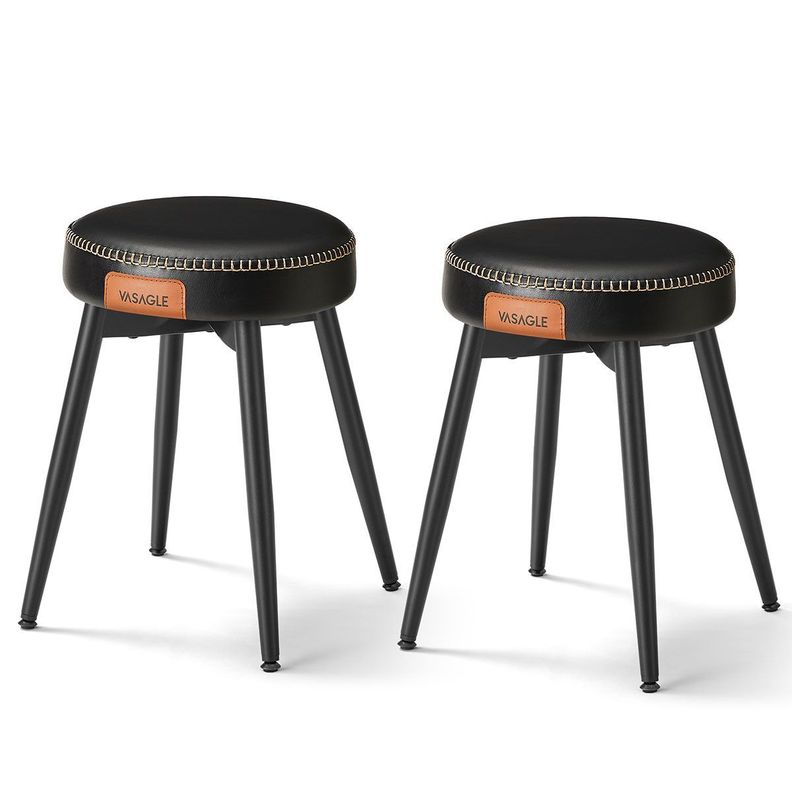 Set Asiento Ekho Cuero Negro piso-0