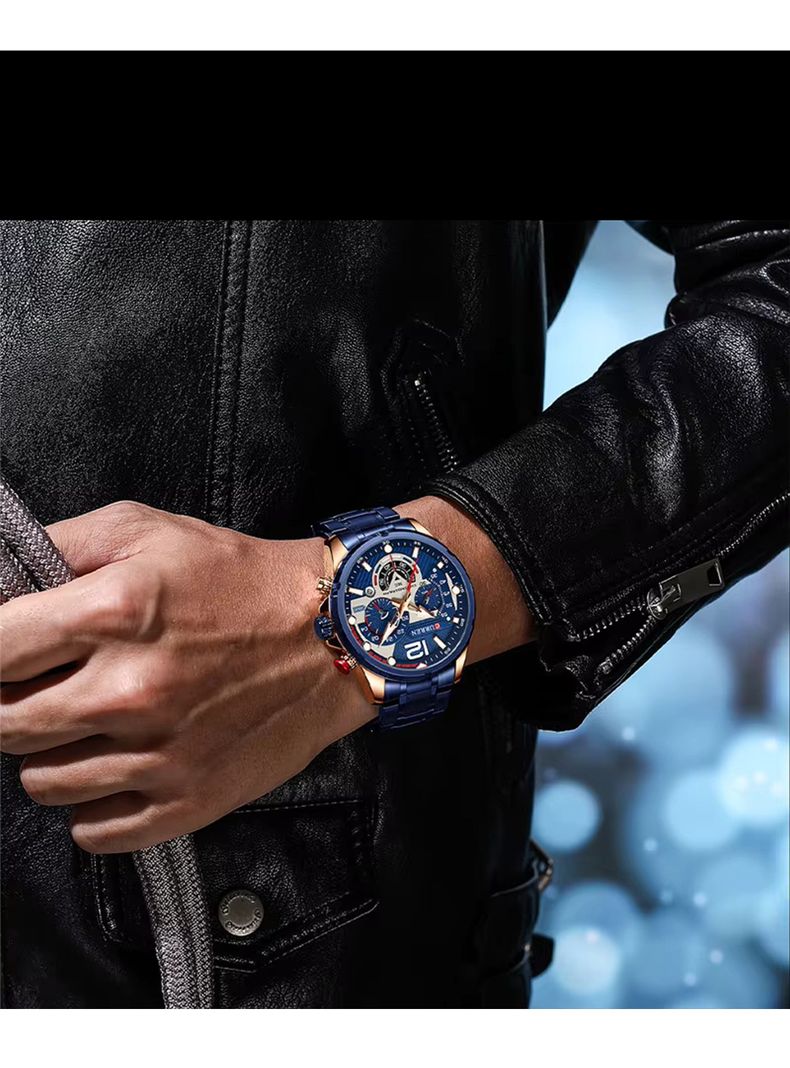 Reloj Curren 8395-1 Cronógrafo-3