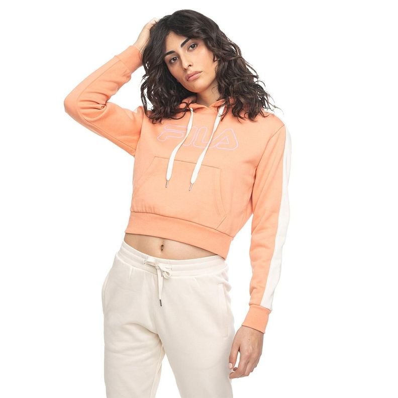 Polerón Fila Basic Colors Mujer Naranjo