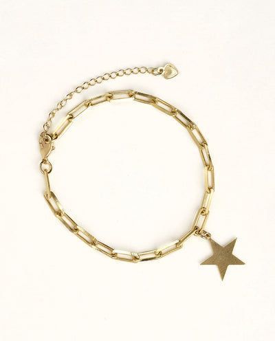 PULSERA ORO  MUJER PARA REGALO ESTRELLA ESTELA - CANTARINA JOYAS-0