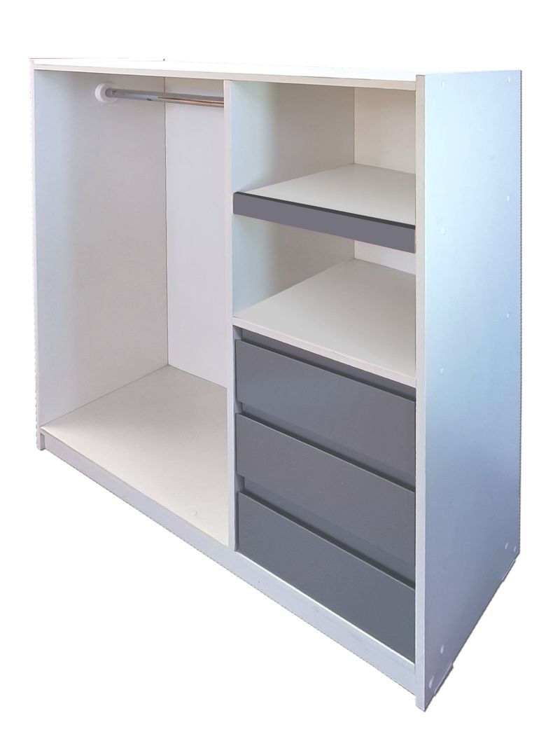 Mini Closet Montessori Minimal Grafito X 3-2