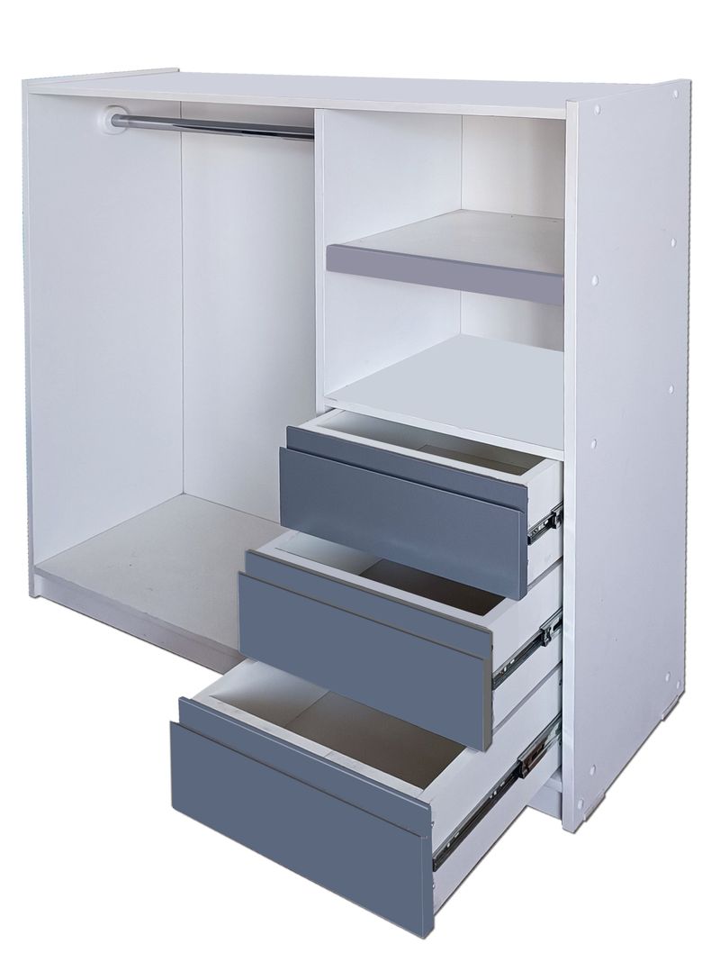 Mini Closet Montessori Minimal Grafito X 3-1