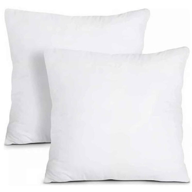 2 Cojines Bordados Flor Lila y Celeste - Incluye Rellenos-1