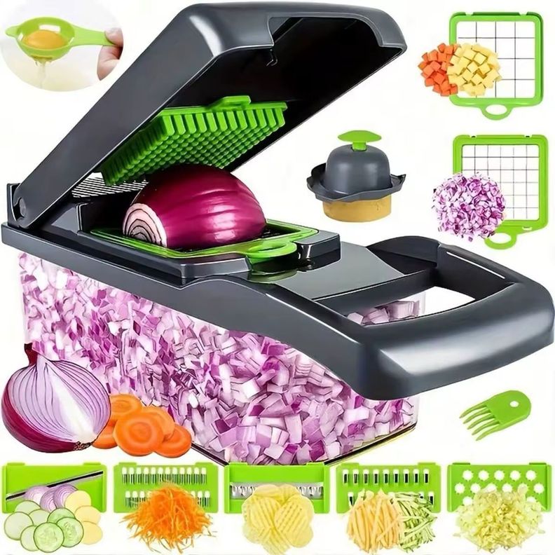 Rebanador de verduras multifuncional, cortador de verduras-0