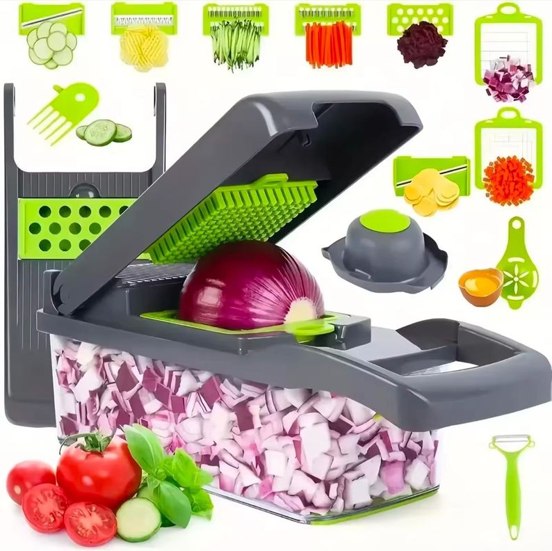 Rebanador de verduras multifuncional, cortador de verduras-1