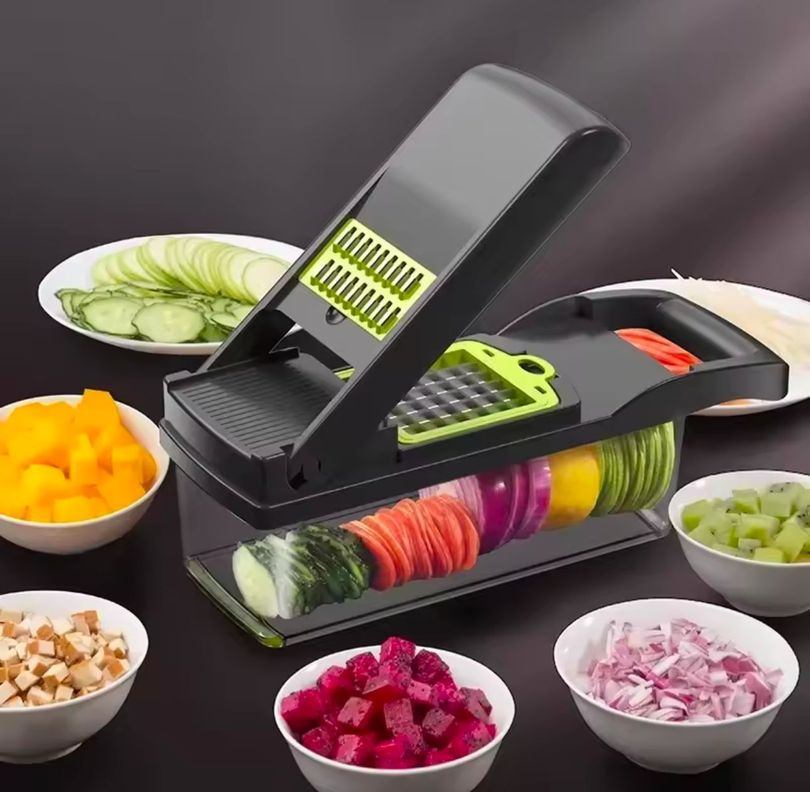 Rebanador de verduras multifuncional, cortador de verduras-2