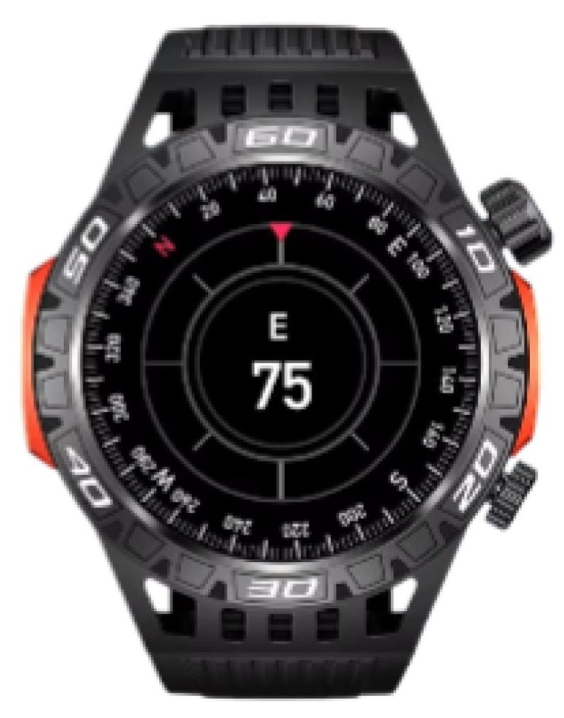 Reloj inteligente deportivo para hombre - Negro Mate / 6 3/8-3