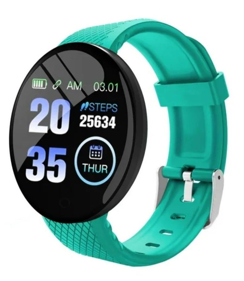 Reloj inteligente D18  para Hombre y mujer - Verde-1