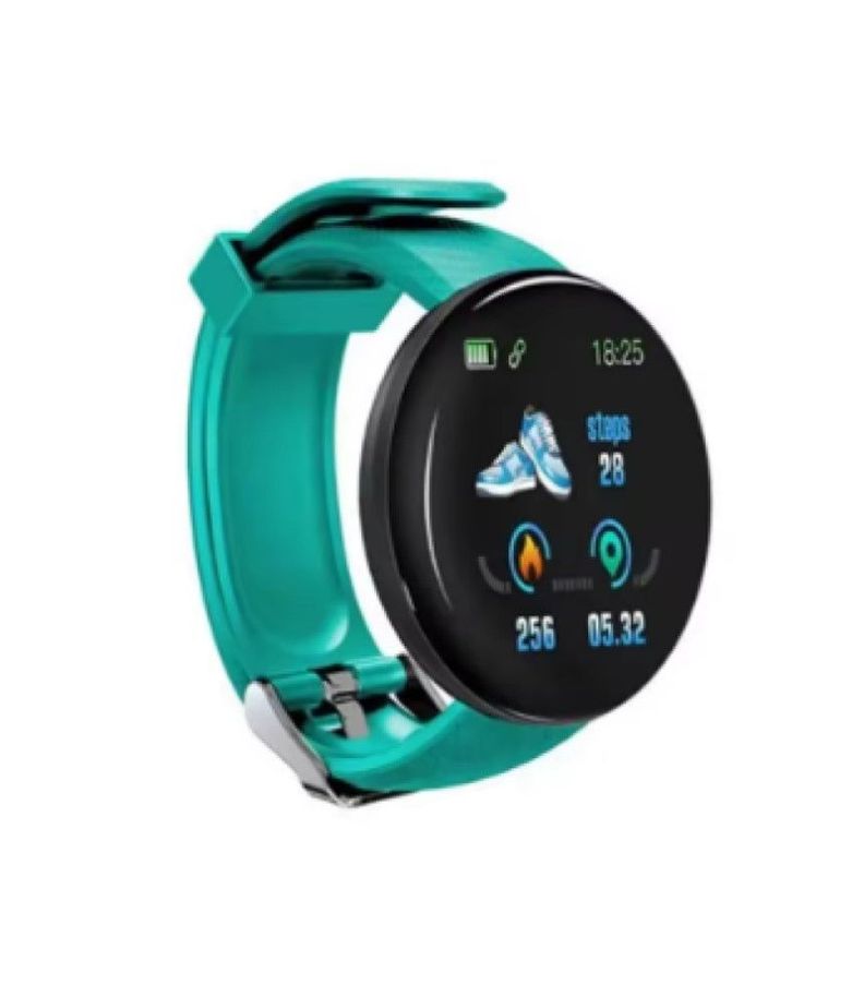 Reloj inteligente D18  para Hombre y mujer - Verde-4